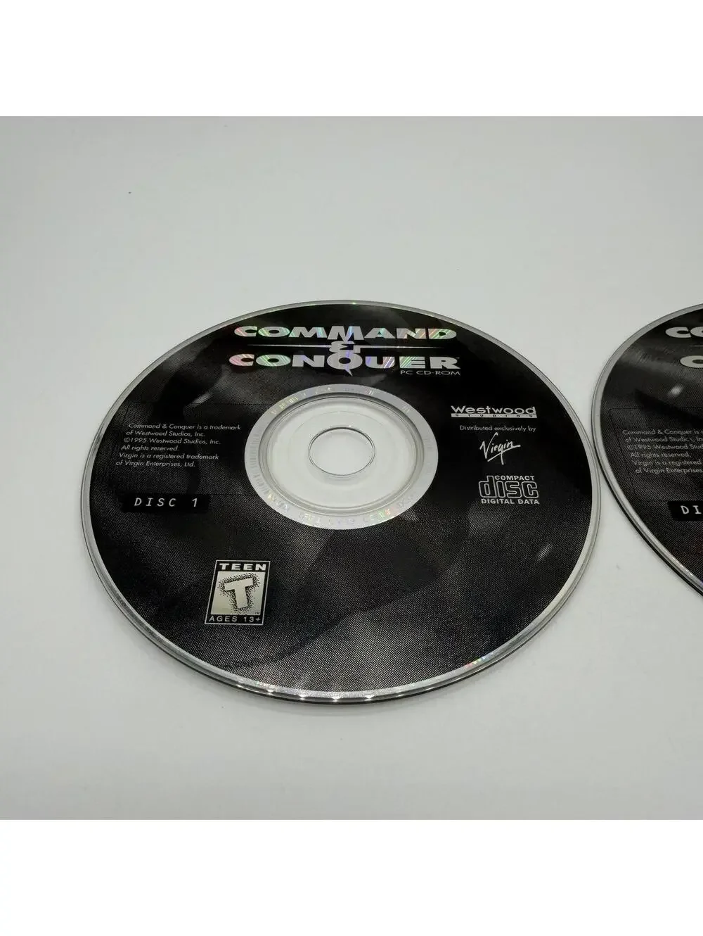 Command & Conquer (1995) Virgin Interactive - PC CD-ROM Video Game ** Disc Only